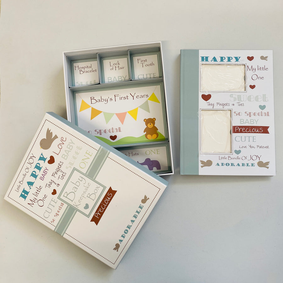 Baby Keepsake Book + Box
