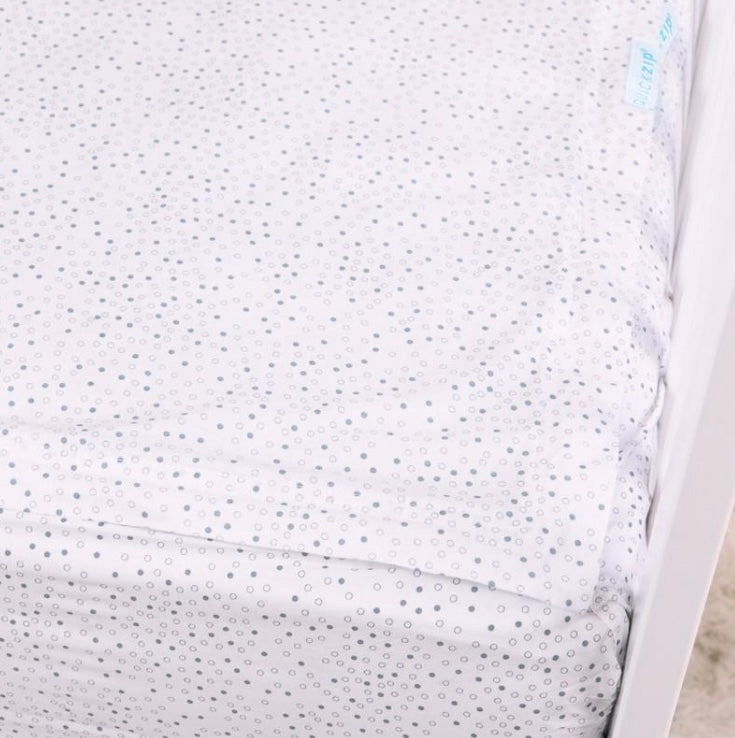 Quick Zip Polka Dot Crib Sheet Set Curated Cubs