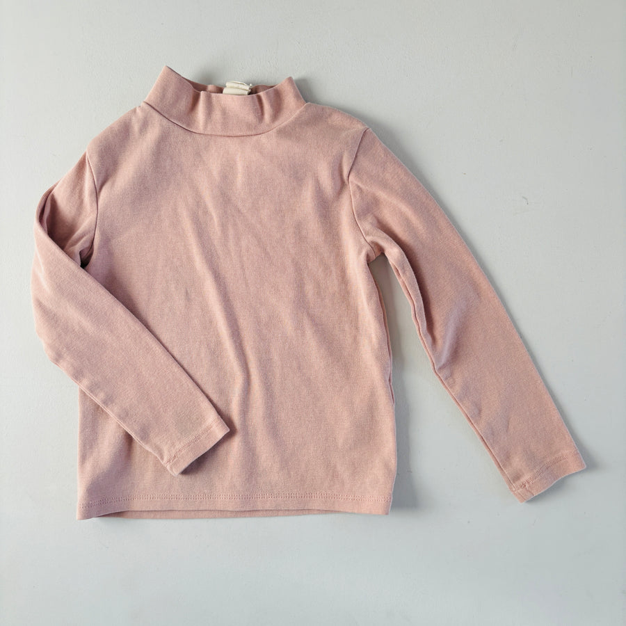 Pink mock turtleneck hotsell