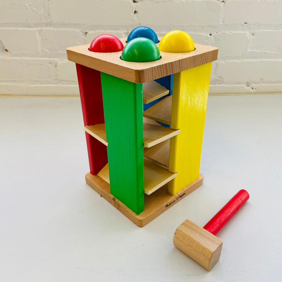 Pound & Roll Wooden Tower