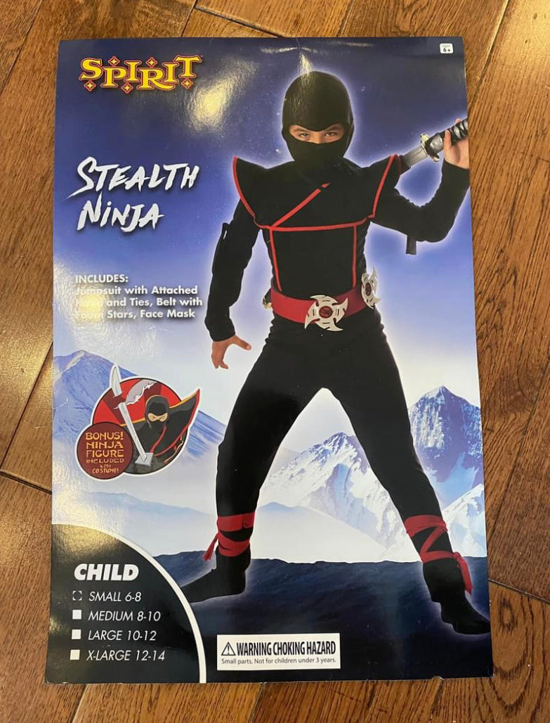 Stealth Ninja Costume | 6-8Y
