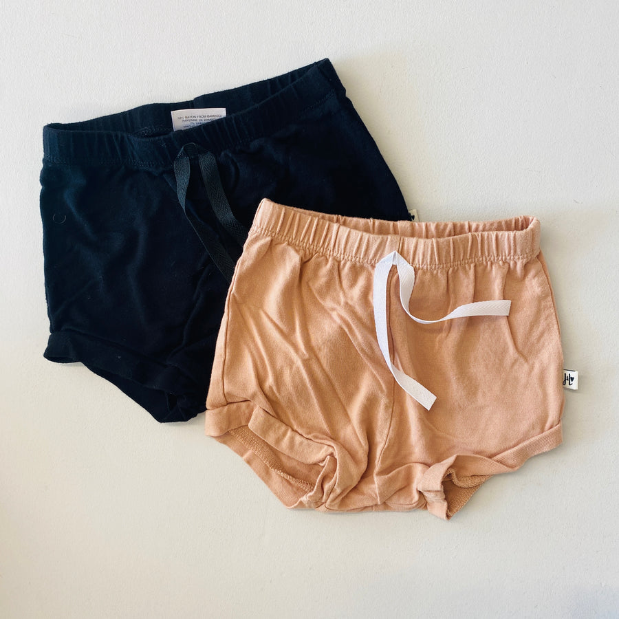 2pc Luxe Shorts | 12-18mos