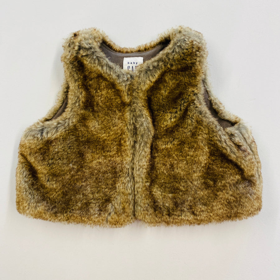 Faux Fur Vest | 6-12mos