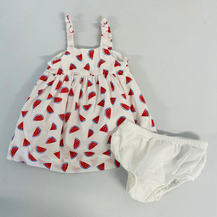 Watermelon Dress | 3-6mos