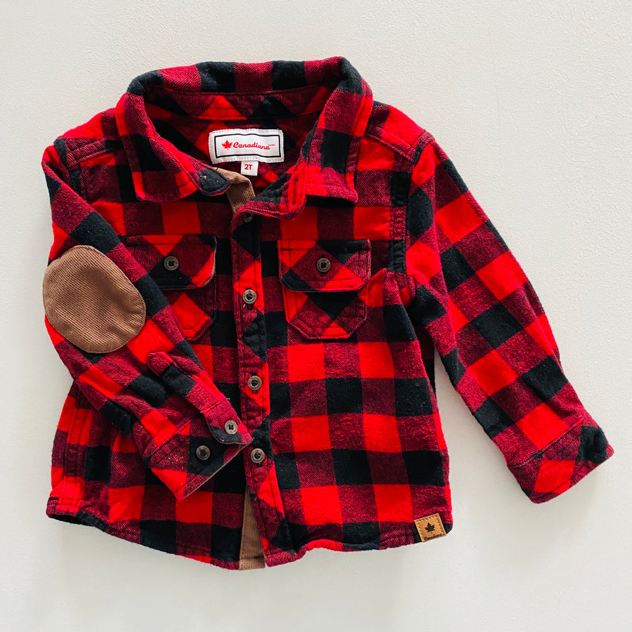 Organic Plaid Shirt | 2T