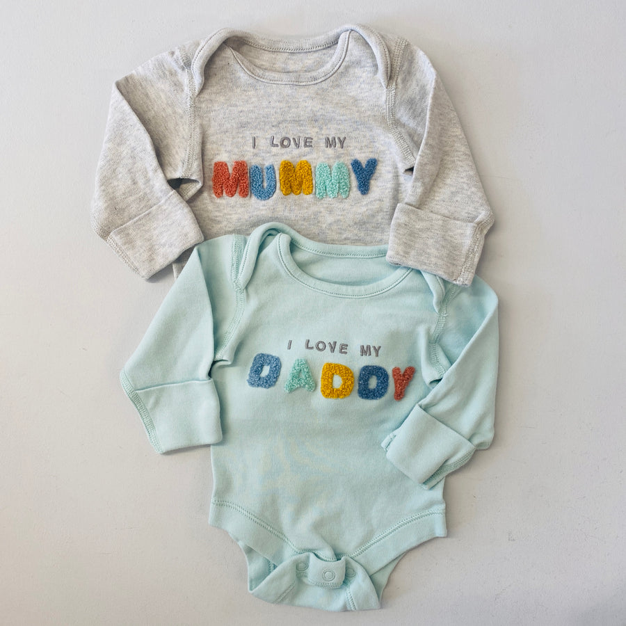 2pc Bodysuits | 0-3mos