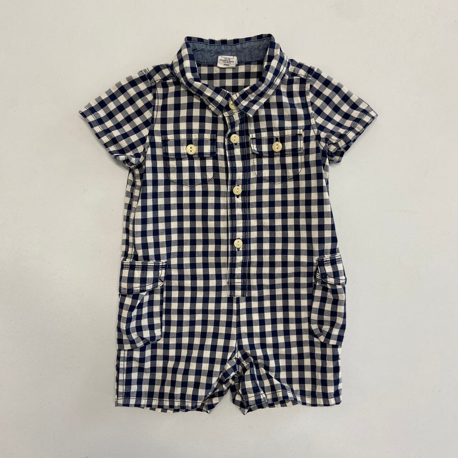 Checkered Playsuit | 12-18mos