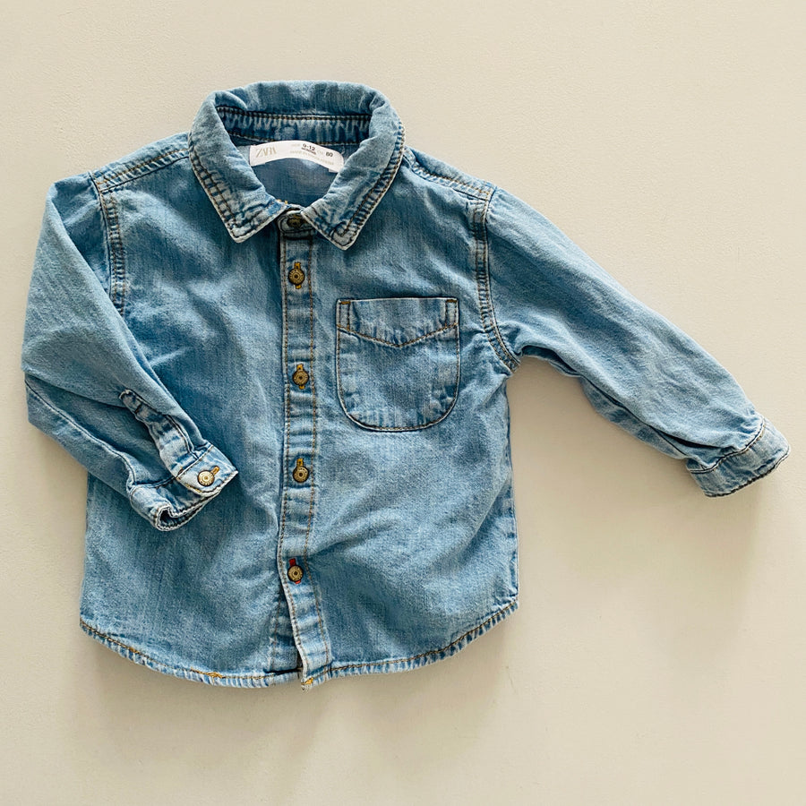 Denim Shirt | 9-12mos