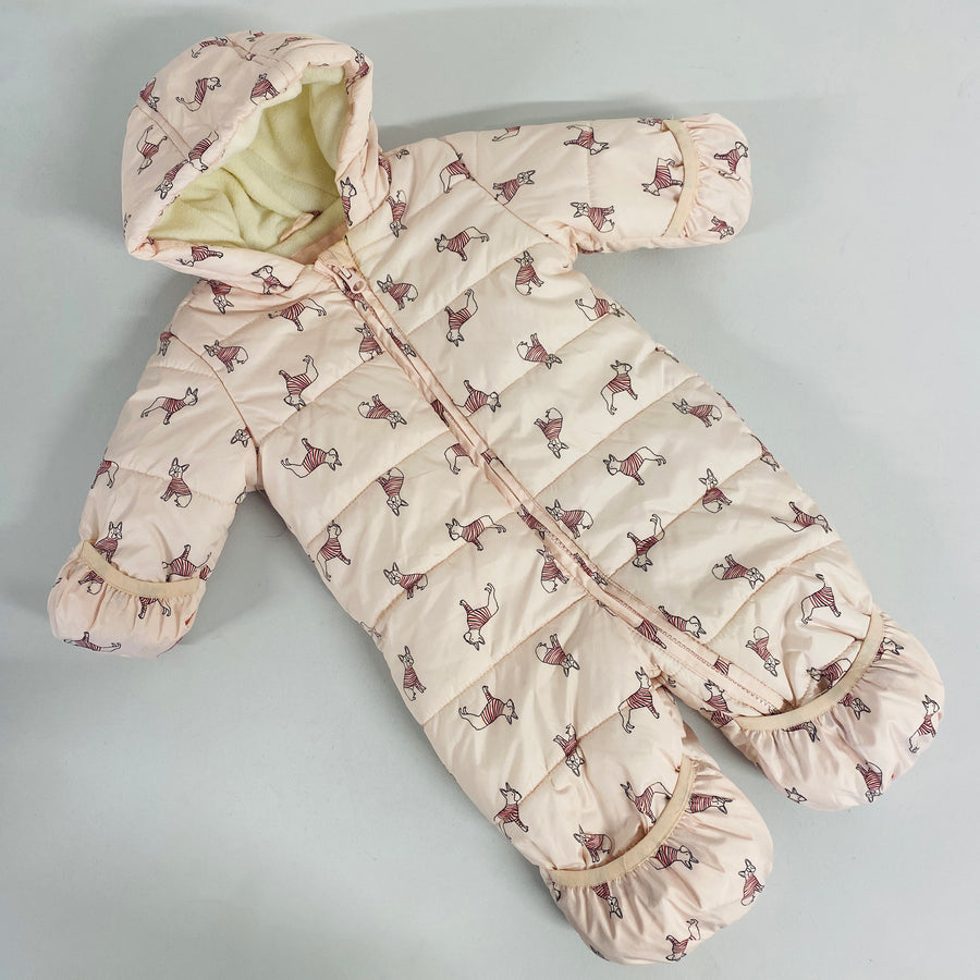 Frenchie Snow Suit | 3-6mos