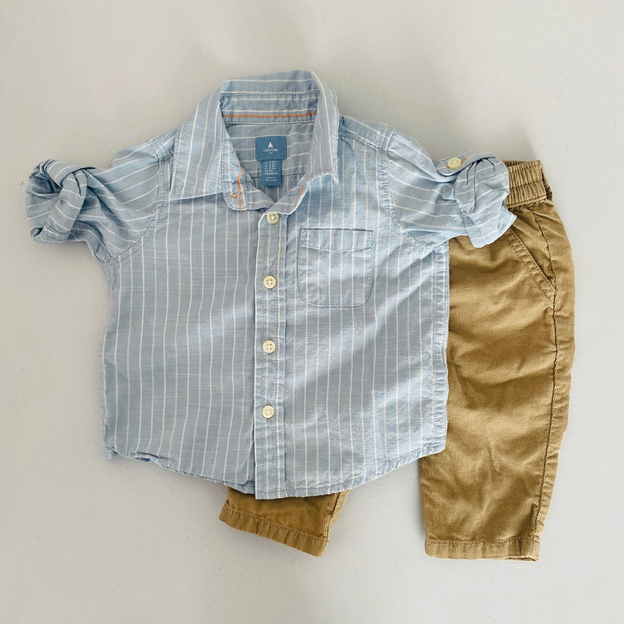 Shirt + Cords | 3-6mos