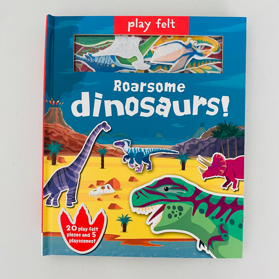 Felt Dinosaur Book