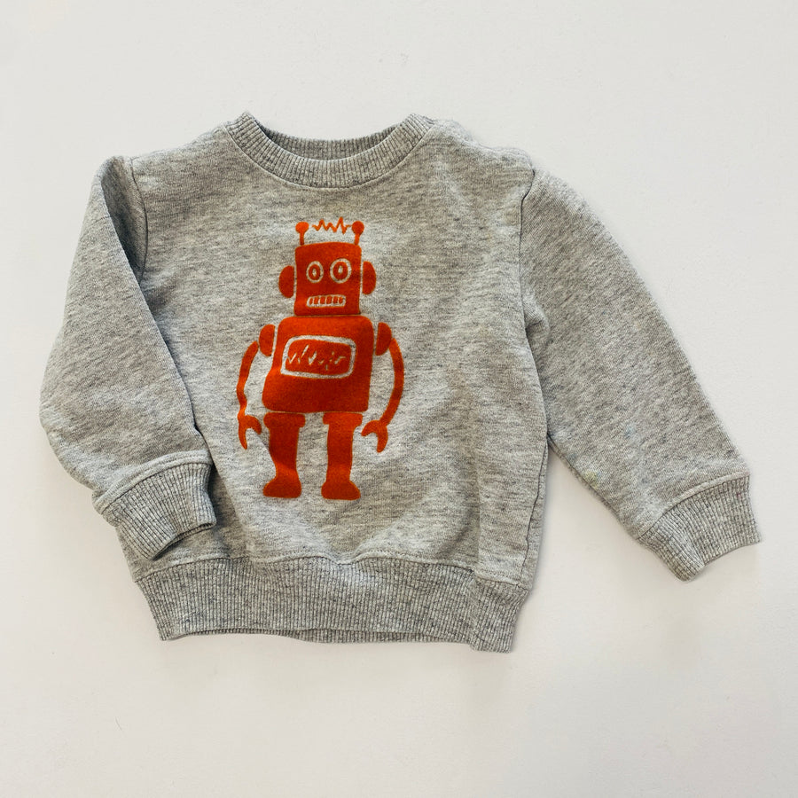 Robot Sweatshirt | 12-18mos