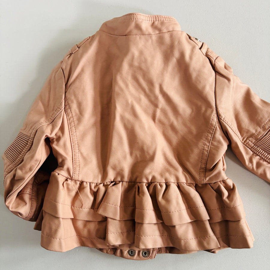 Faux Leather Jacket | 2T