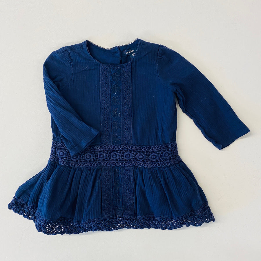 Embroidered Dress | 6-12mos