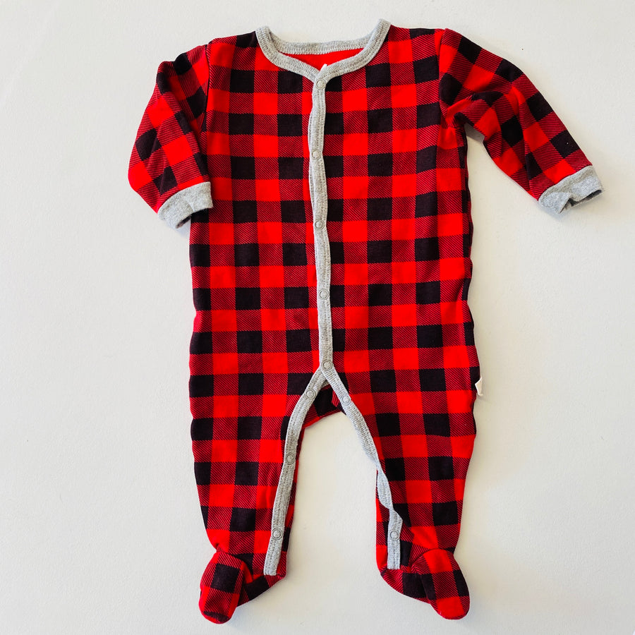 Plaid Sleeper | 3-6mos