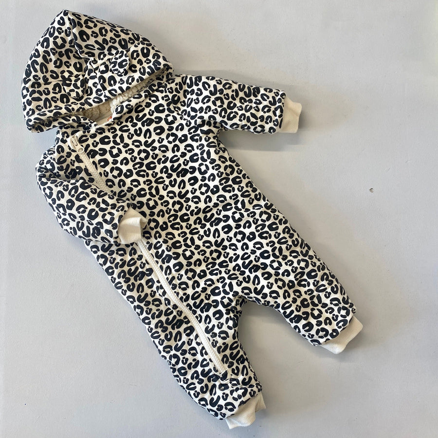Leopard Bunting Suit | 6-12mos
