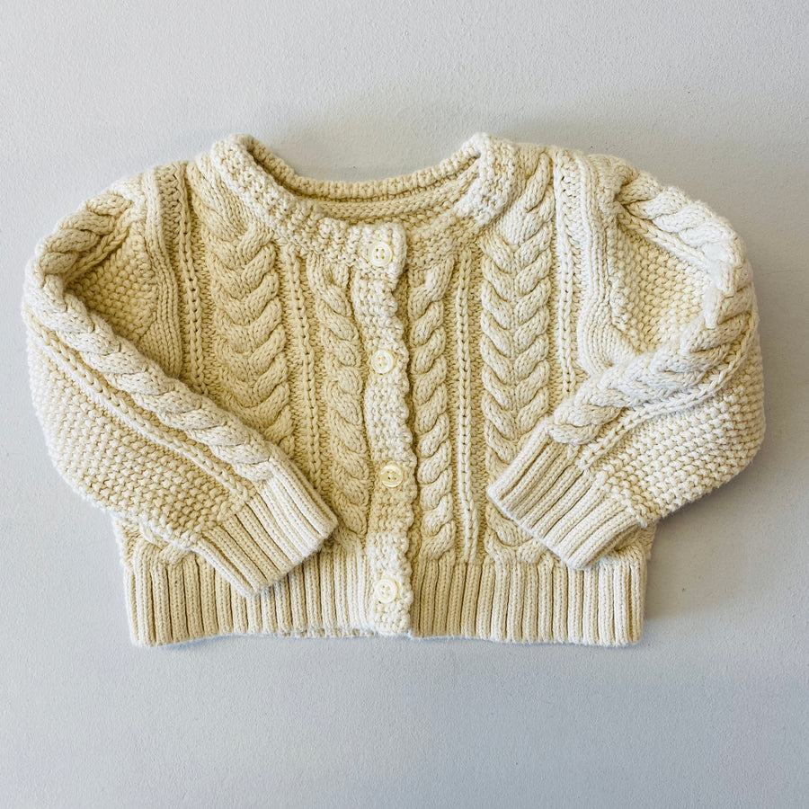 Cable Knit Cardigan | 3-6mos