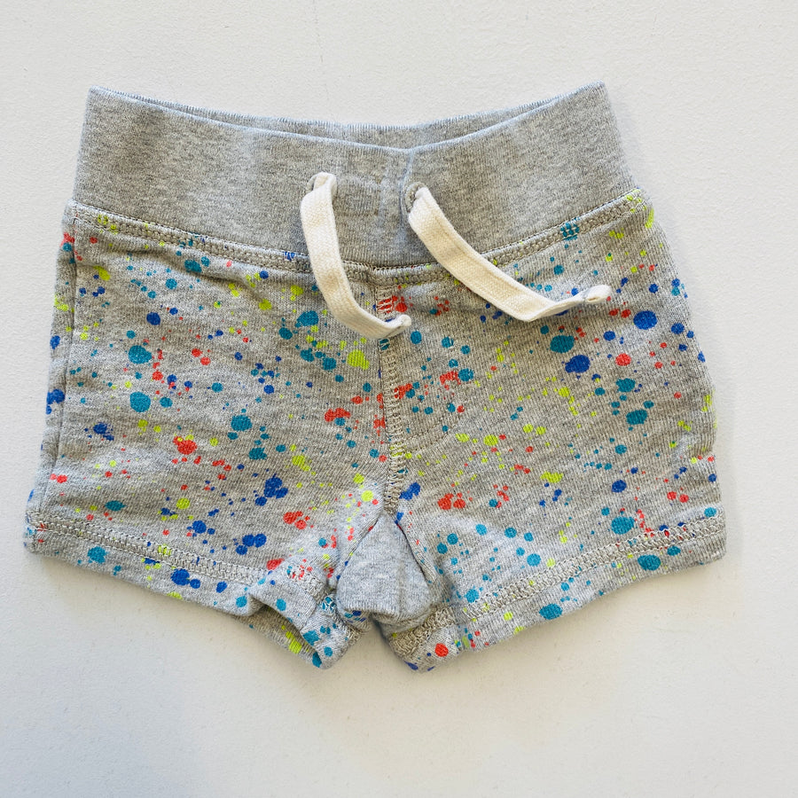 Paint Splatter Shorts | 6-12mos