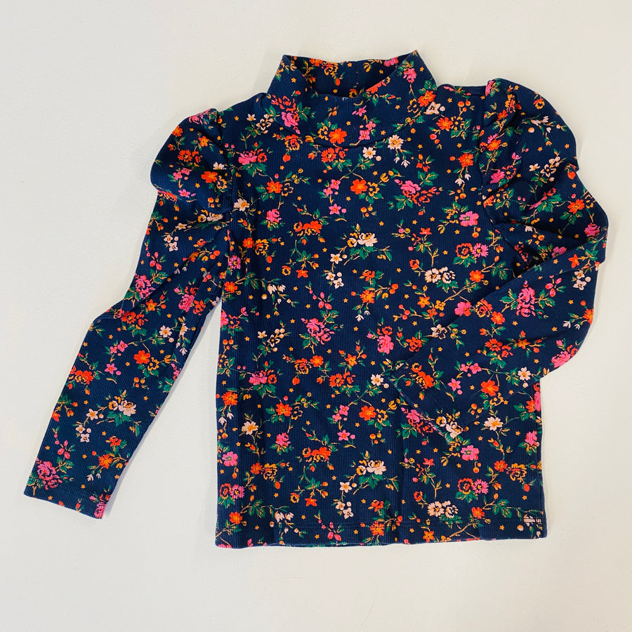 Flower Turtleneck | 4T