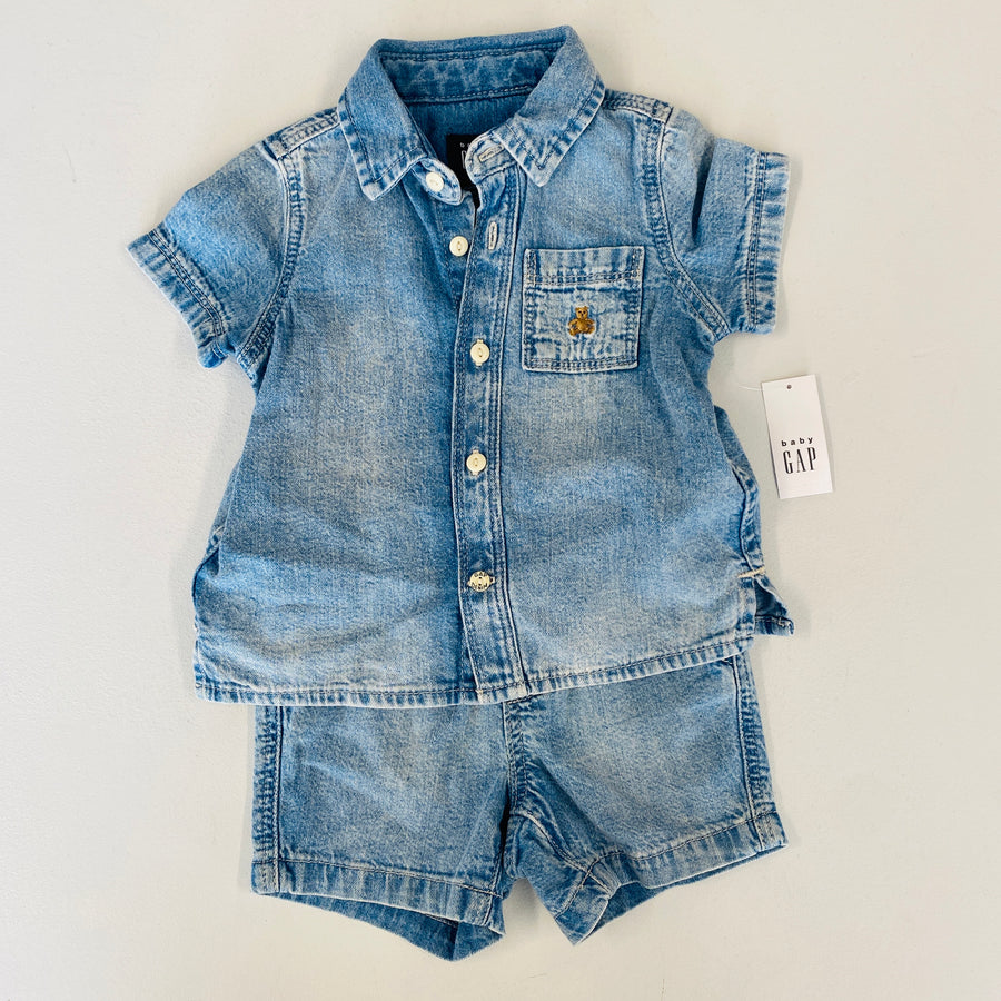 Denim Set | 6-12mos