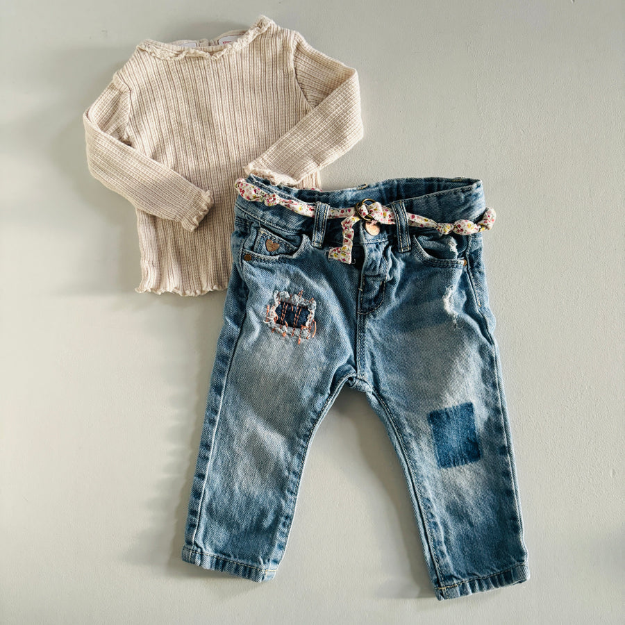 Top + Jeans | 3-6mos