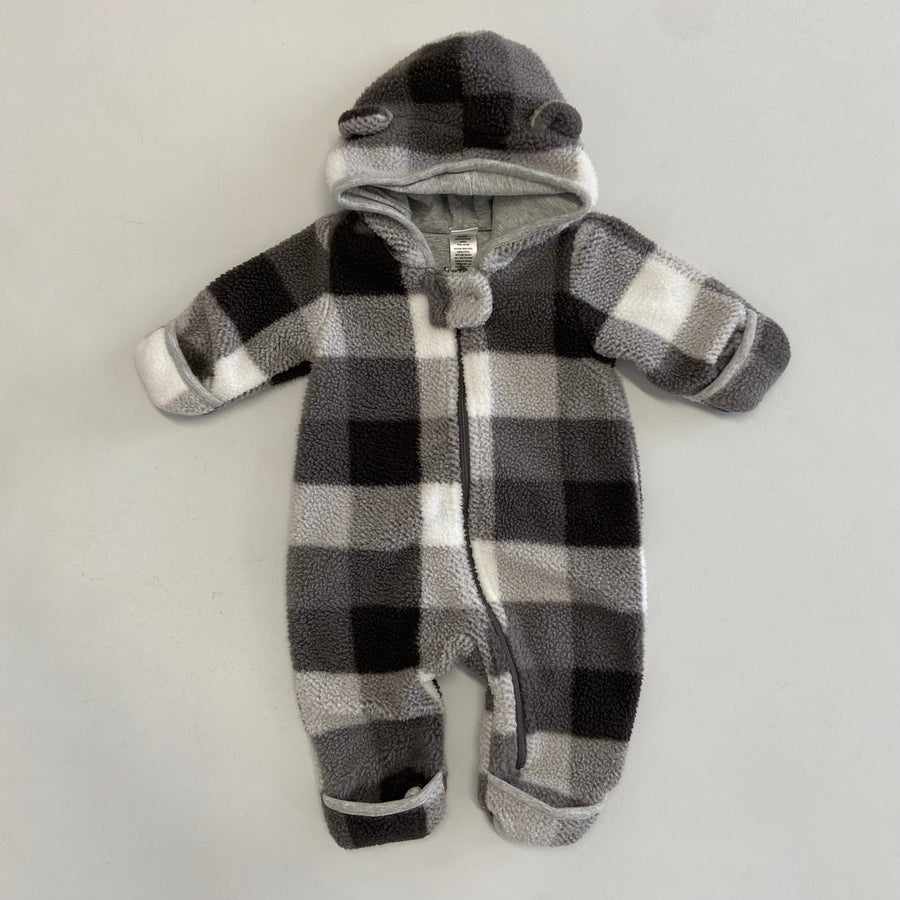Plaid Sherpa Suit | Newborn