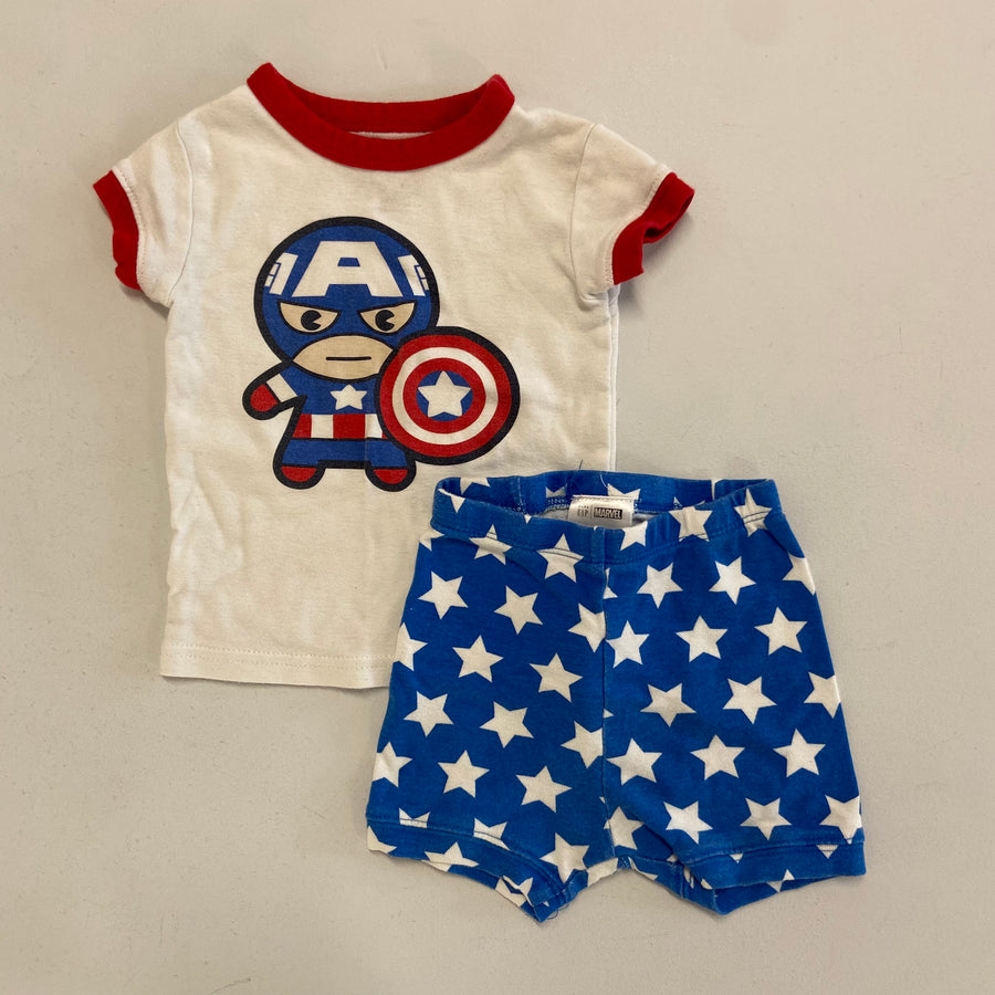 Captain America PJs | 6-12mos