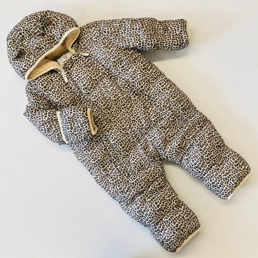 Leopard Snow Suit | 6-12mos