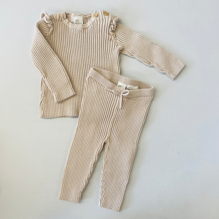 Ribbed Set | 4-6mos