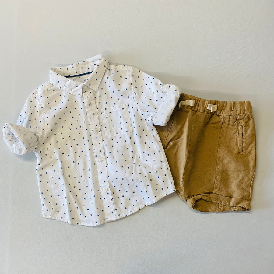 Top + Shorts | 3-6mos