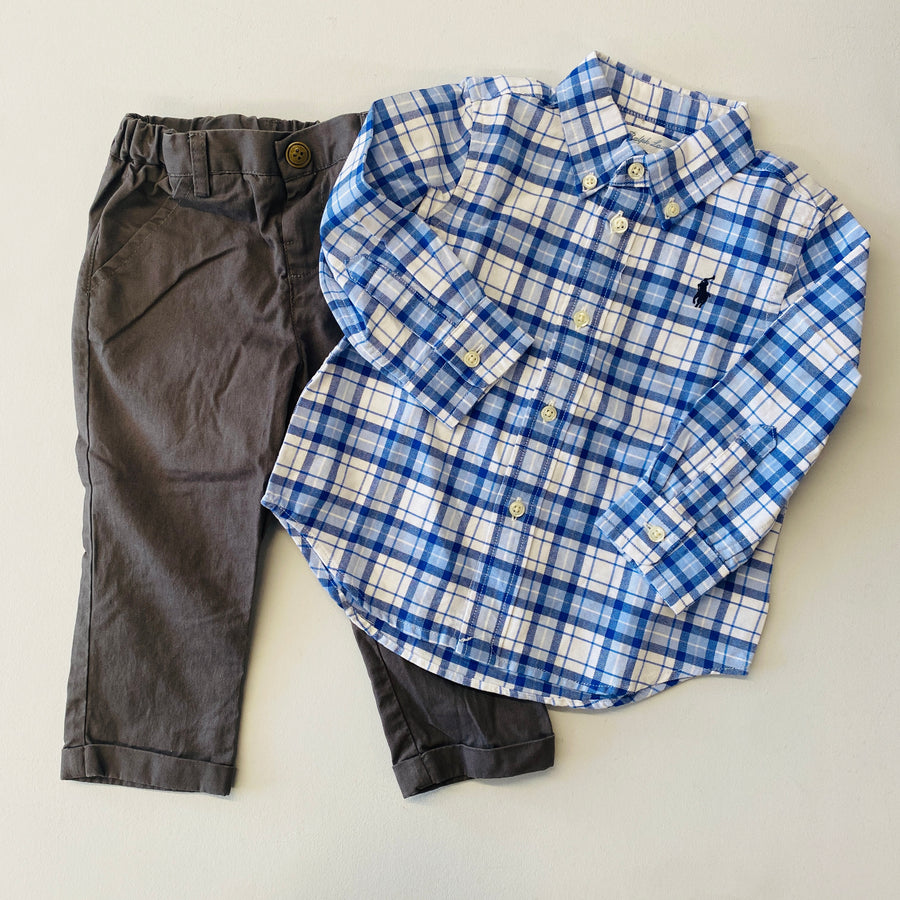 Pants + Shirt Set | 12mos