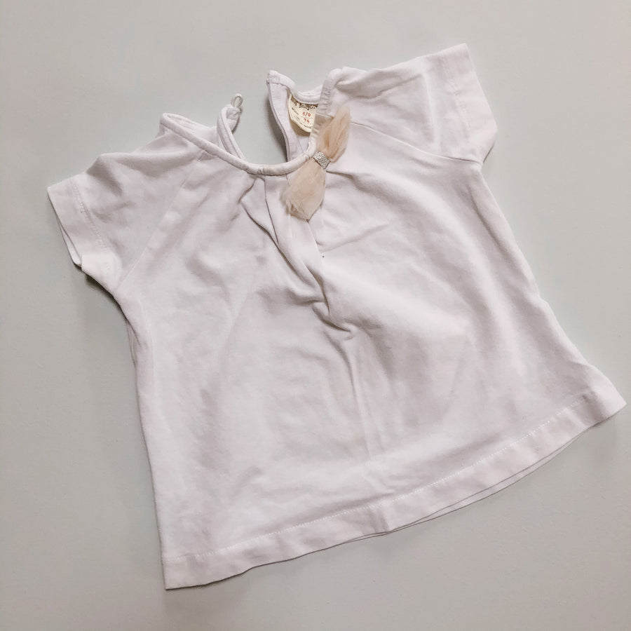 Tulle Bow Top | 6-9mos
