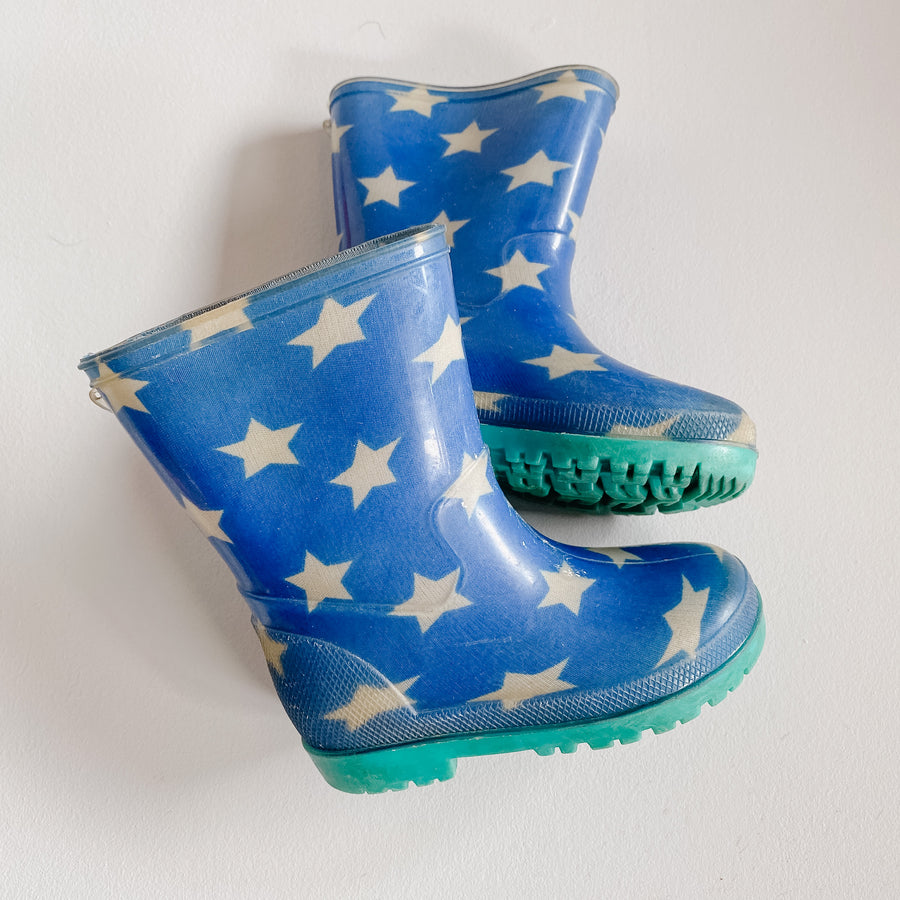 Star Print Rain Boots | 3 Shoes