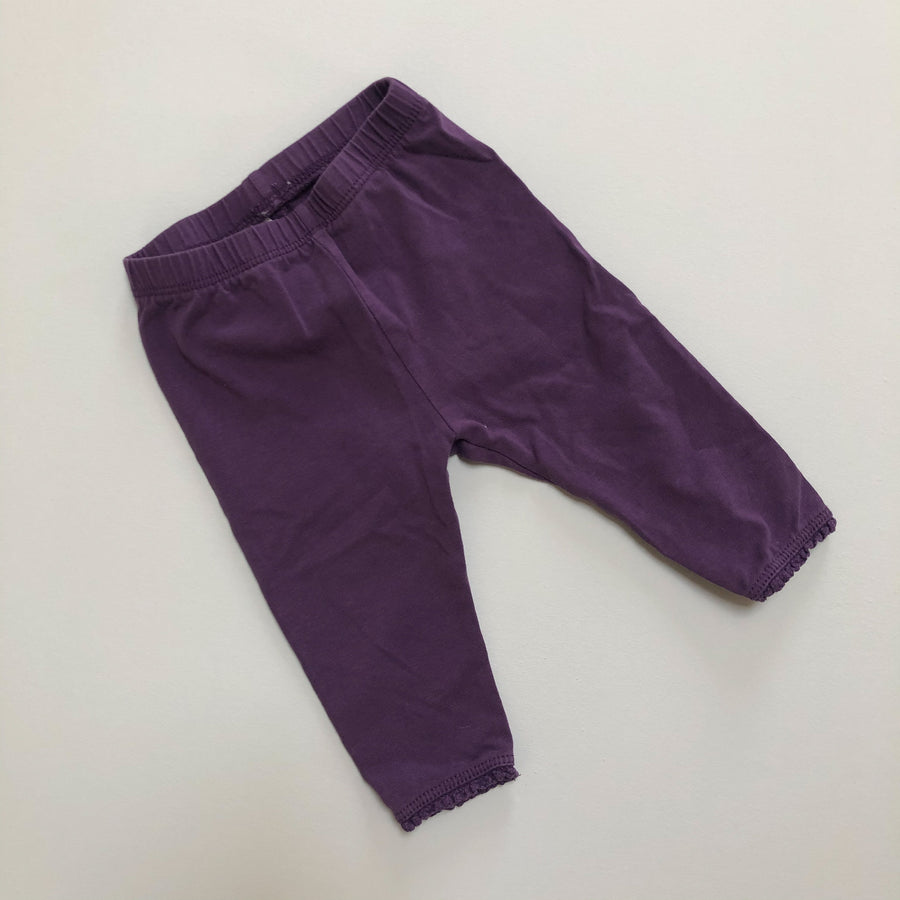 Purple Leggings | 3-6mos