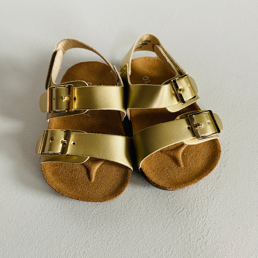 Gold Sandals | 6-12mos