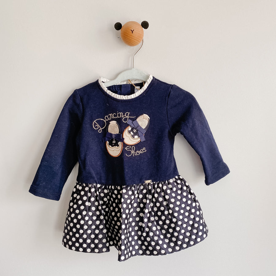 Dancing Shoes Party Dress | 3-6mos