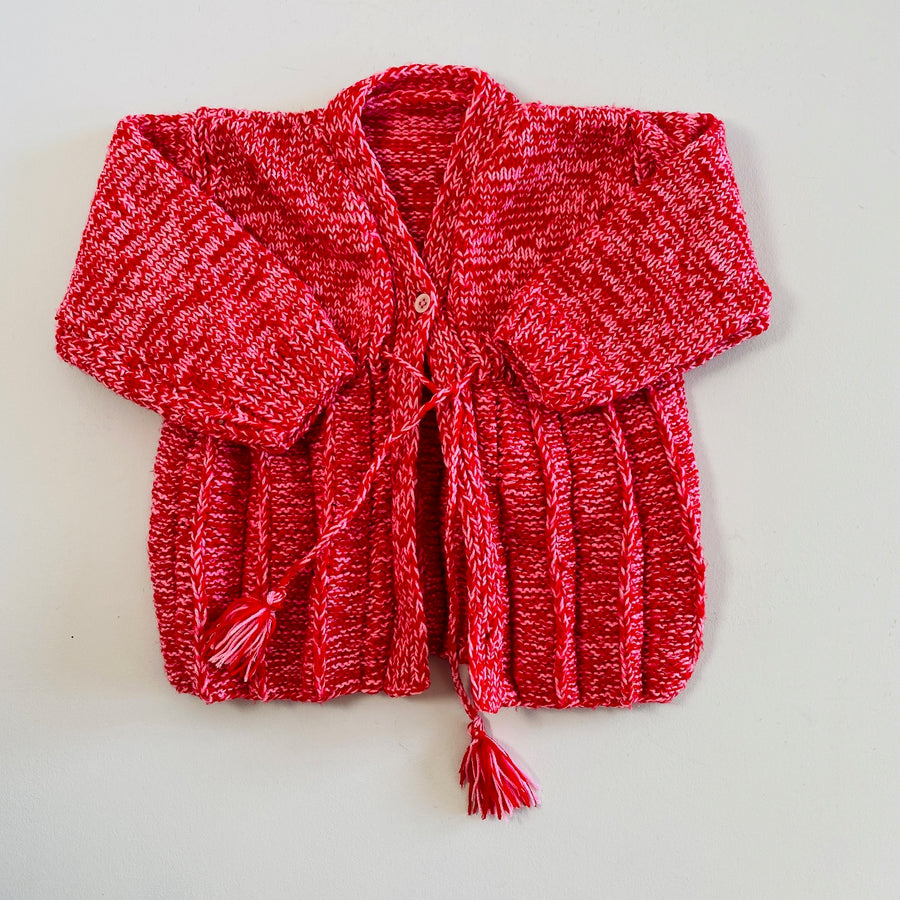 Hand Knit Cardigan | 2T