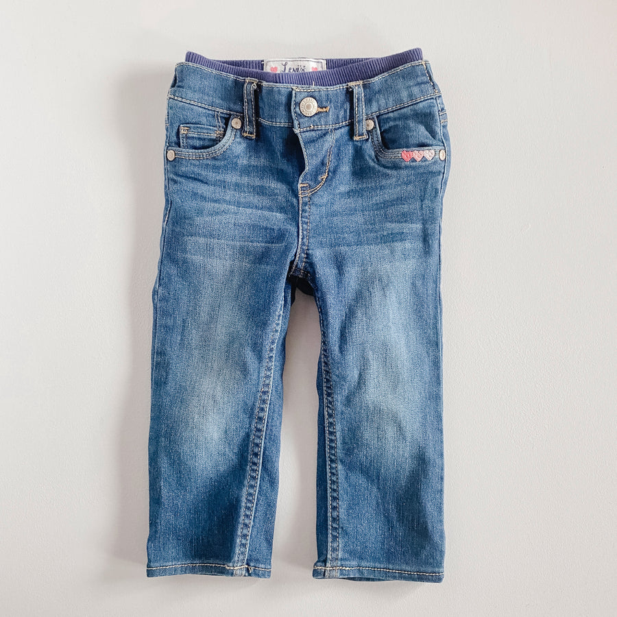 Heart Detail Jeans | 12-18mos
