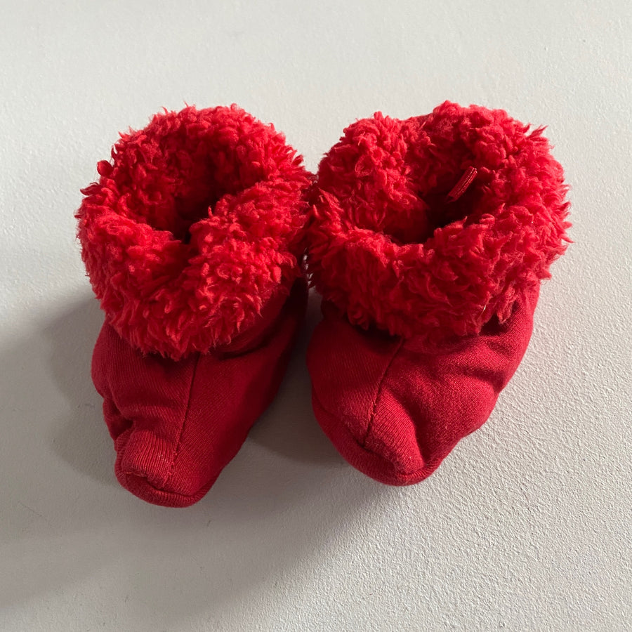 Red Booties | 6-12mos