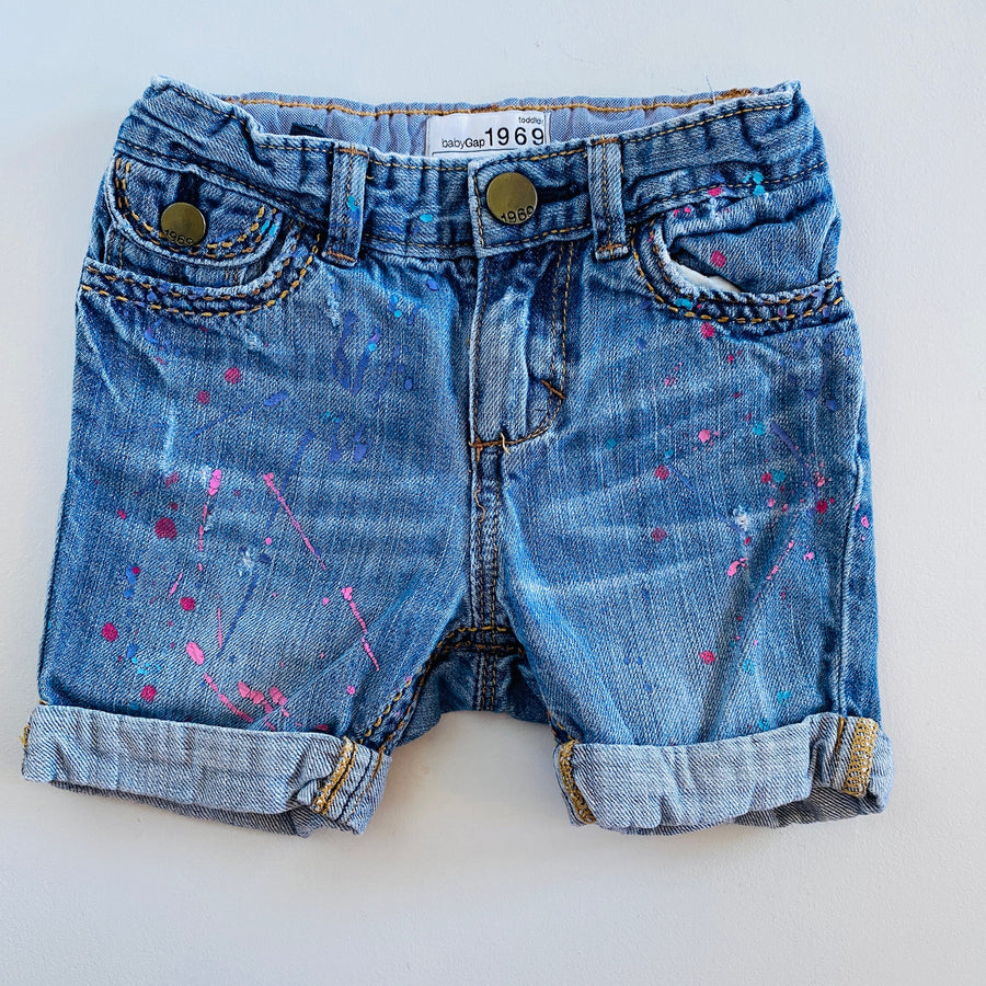 Paint Splatter Shorts | 2T