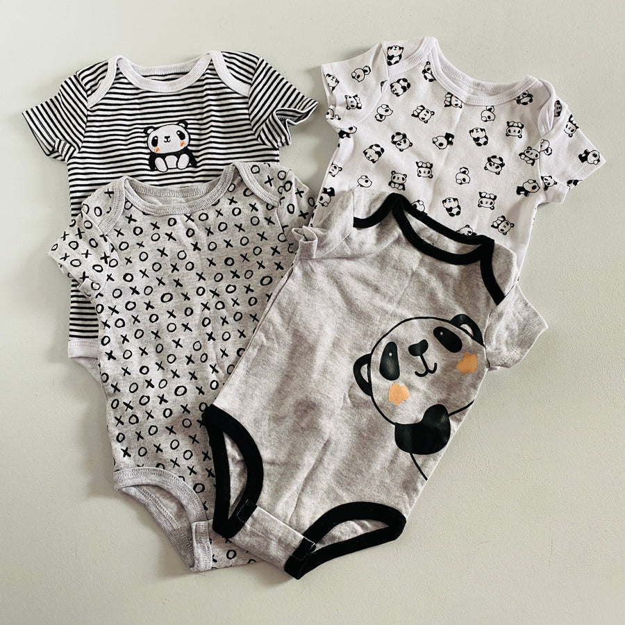 4pck Bodysuits | 6mos