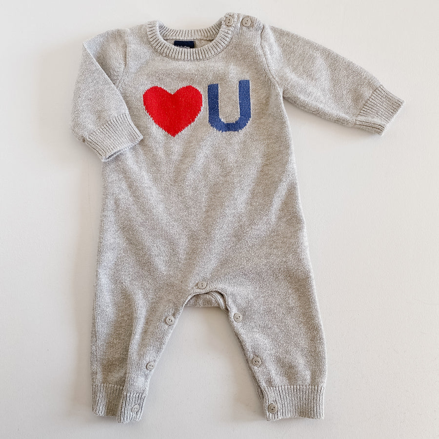 Love U Romper | 3-6mos