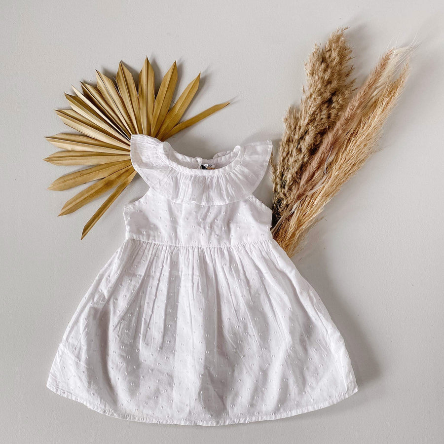 Ruffle Collar Dress | 6-12mos