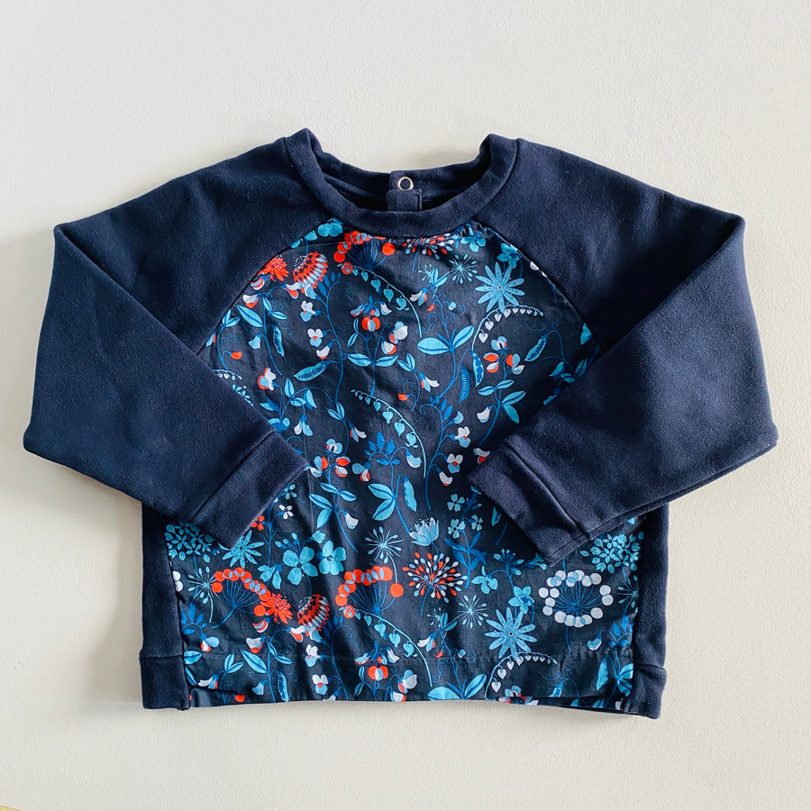 Floral Sweatshirt | 3T *small fit