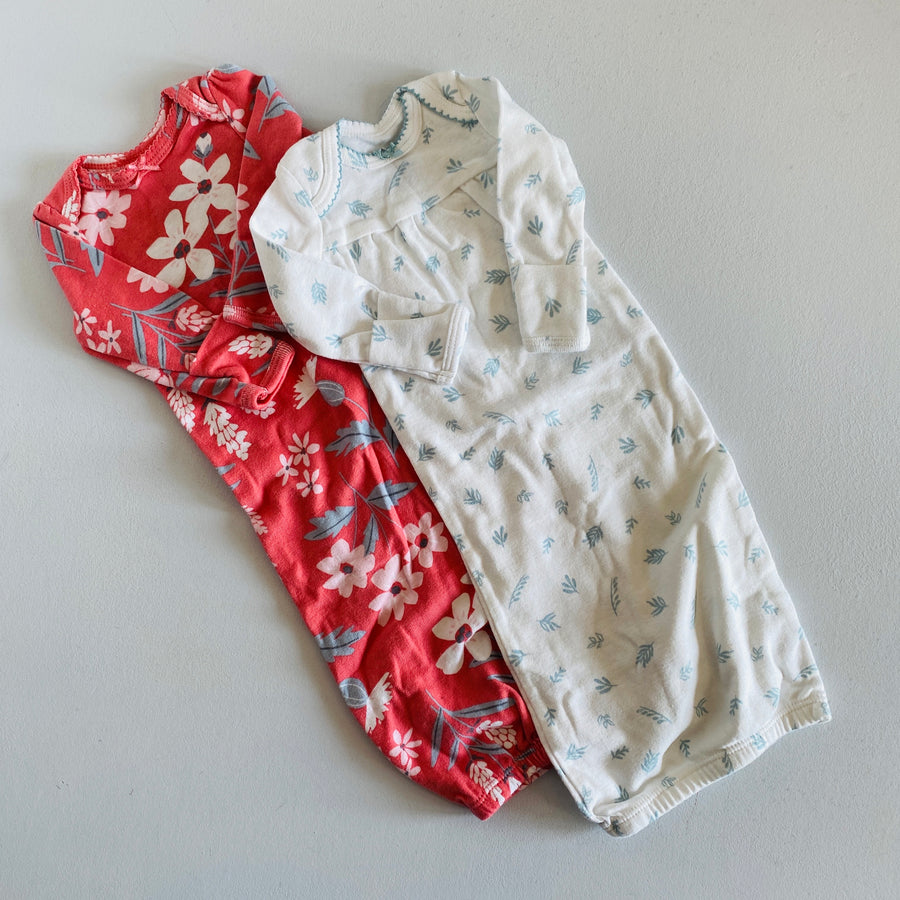 2Pck Sleeping Gowns | Preemie