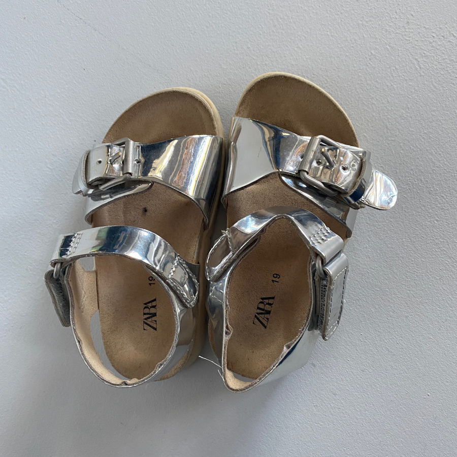 Silver Sandals | 3 Shoes