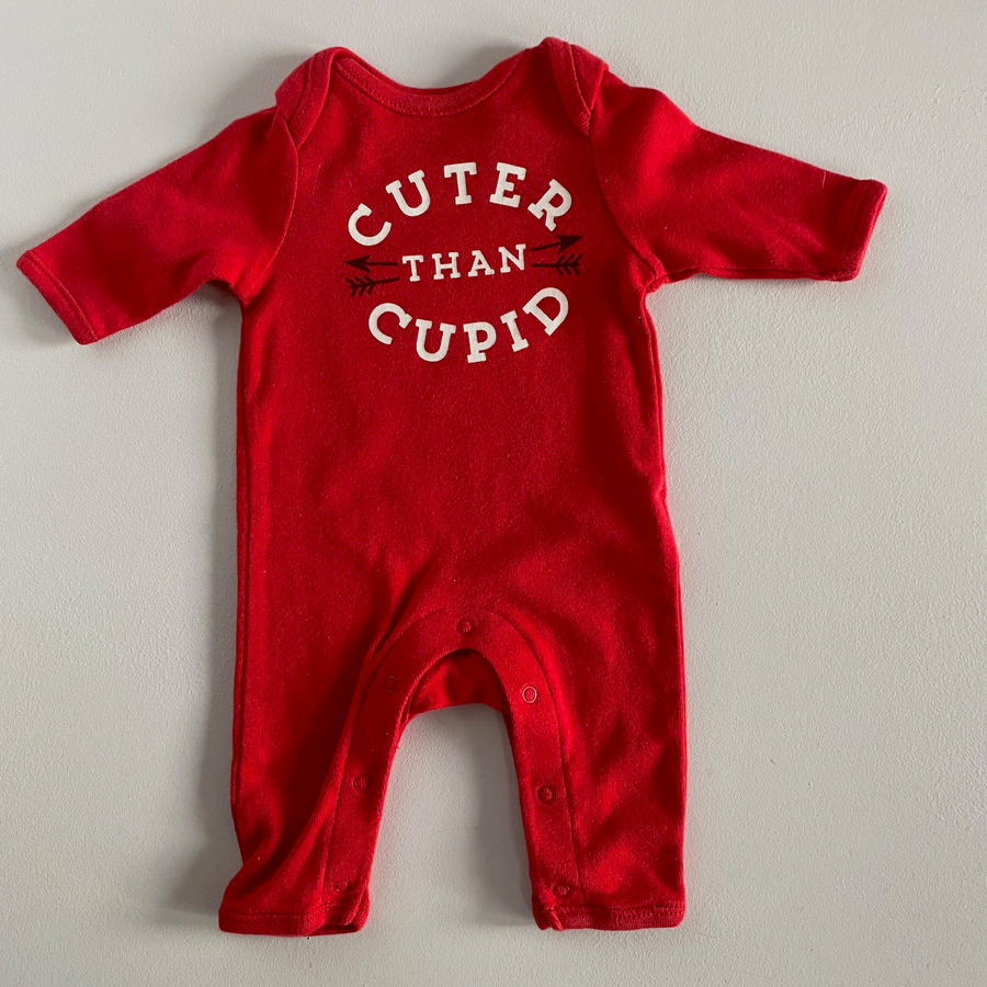 Cuter Than Cupid Romper | Newborn