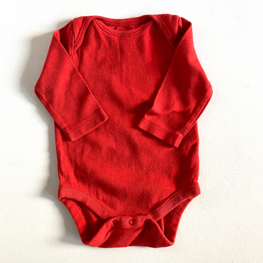 Red Bodysuit | 0-3mos