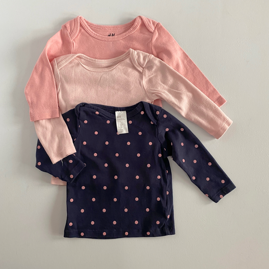 3Pck Tops | 2-4mos