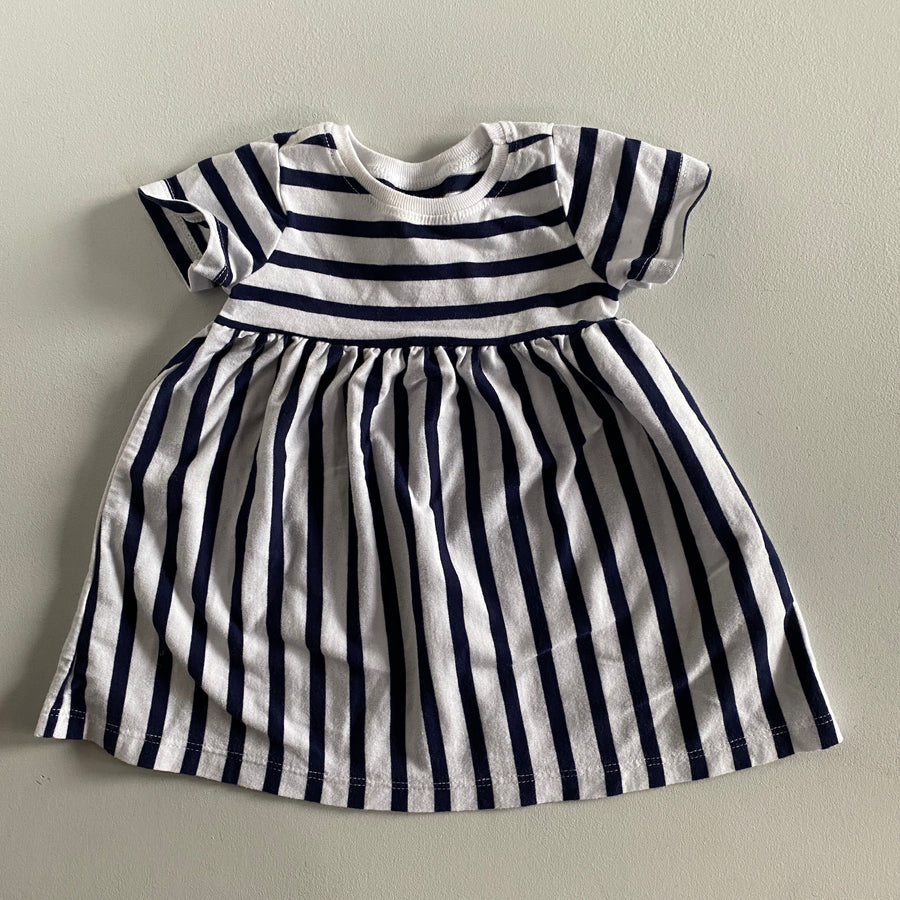 Striped Dress | 0-3mos